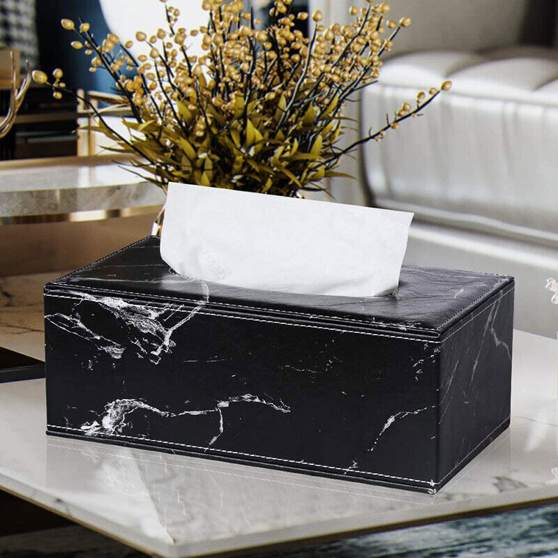 Artisan Marble Tissue Box Holder